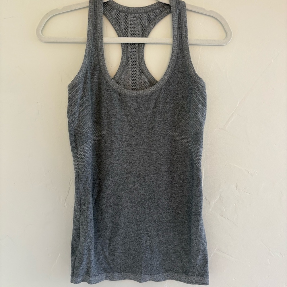 New Balance Grey Racerback Tank Top